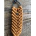 Buttoned key ring with heart